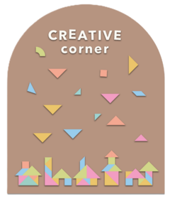 Cherrypick Mini Magic Playwall Arch Magnetic Wall Decal Backing Caramel