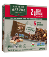 Taste of Nature Multipack Low Sugar Bars Chocolate Peanut 