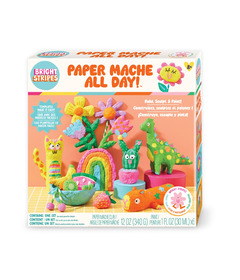 Bright Stripes Paper Mache All Day!