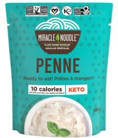 Miracle Noodle Plant Based Noodles Ready to Eat Penne