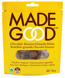 MadeGood Bouchées de granola biologiques, banane et chocolat