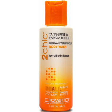 Giovanni 2chic Tangerine & Papaya Ultra-Voluptuous Body Wash Travel Size Giovanni 2chic Tangerine & Papaya Ultra-Voluptuous Body Wash Travel Size