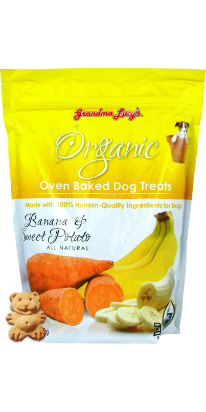 Buy Grandma Lucy's Organic Oven Baked Banana & Sweet Potato Dog Treats ...