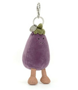 Jellycat Vivacious Vegetable Eggplant Bag Charm