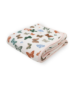 image of Little Unicorn Cotton Muslin Original Quilt Butterflies with sku:341072