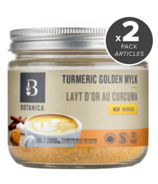 Lot de Mylk doré au curcuma Botanica