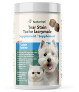 Naturvet Tear Stain Supplement Plus Lutein Soft Chew for Dogs & Cats