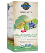 Garden of Life Organics Calcium végétal biologique