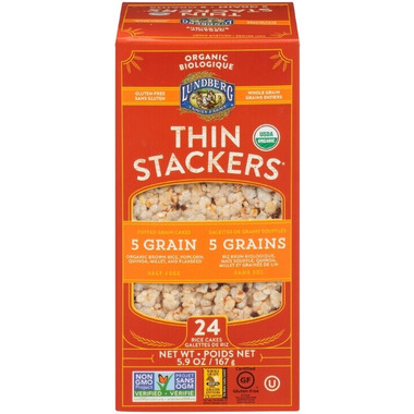 Lundberg Organic Five Grain Thin Stackers Lundberg Organic Five Grain Thin Stackers