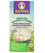 Annie's Homegrown coquillages bio nourris d'herbes macaroni au cheddar blanc et fromage