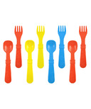 Re-Play Utensils Primary Red, Yellow and Sky Blue