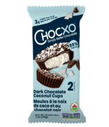 ChocXO Coupes de chocolat noir à la noix de coco 