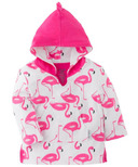 ZOOCCHINI FPU50+ Baby Terry Swim Coverup Flamingo