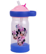 The First Years Sip & See Toddler Water Bottle with Floating Charm Minnie 