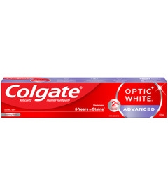 image of Colgate Optic White Advanced Teeth Whitening Toothpaste Sparkling White with sku:190811