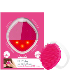 FOREO FLIP Play Red Light Hairbrush Cherry Up