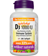 Webber Naturals Vitamin D3 1000IU 
