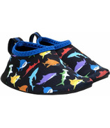 Robeez Aqua Shoes Multi Sharks Black Spandex