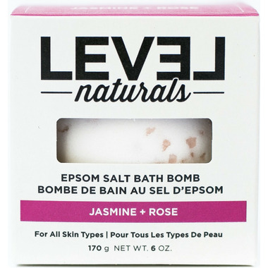Level Naturals Epsom Salt Bath Bomb Jasmine + Rose Level Naturals Epsom Salt Bath Bomb Jasmine + Rose