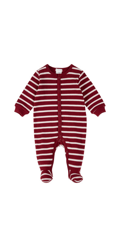 Petit Lem Lunar Rock Striped Modal Rib Sleeper main image 0