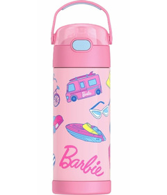 Thermos Stainless Steel FUNtainer Water Bottle with Straw Barbie
