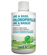 Land Art citronnelle et basilic chlorophylle liquide
