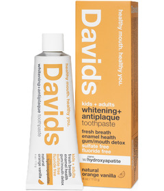 Davids Kids + Adults Toothpaste Orange Vanilla