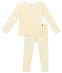 Kyte BABY Long Sleeve Pajamas Gingham Chamomile