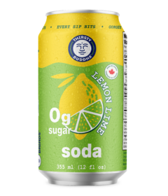 Thirsty Buddha Low-Sugar Prebiotic Soda Lemon Lime
