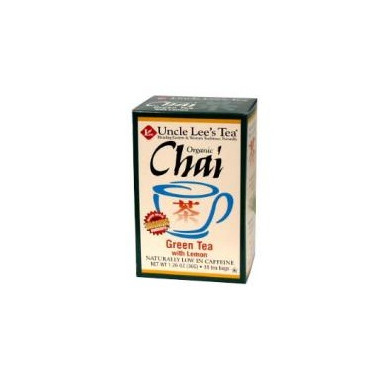 Uncle Lee\'s Organic Chai Green Tea with Lemon Uncle Lee\'s Organic Chai Green Tea with Lemon