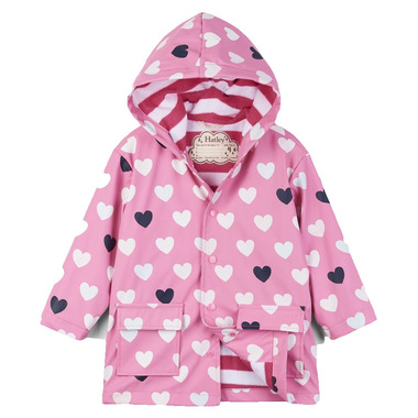 hatley heart raincoat