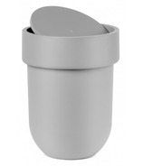 Umbra Touch Waste Can With Lid Grey