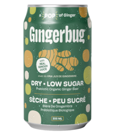 Gingerbug Prebiotic Organic Ginger Beer Dry