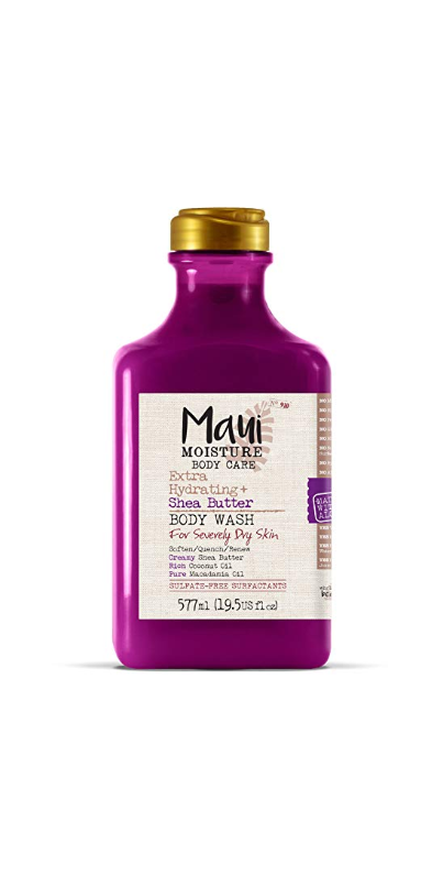 maui moisture extra hydrating shea butter body wash