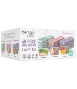 Bentgo Prep 60-Piece Meal Prep Kit Floral Pastels