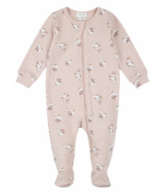 Petit Lem Sleeper Light Pink with Skates Print