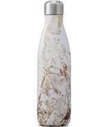 S'well Calacatta Gold Stainless Steel Water Bottle Elements Collection