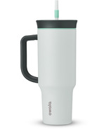 Owala Stainless Steel Travel Tumbler with Straw and Handle Cloudscape