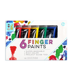Bright Stripes Washable Fingerpaints
