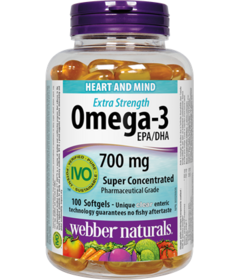 Webber Naturals Extra Strength Omega-3 EPA/DHA 700mg