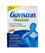 Gaviscon Nausea Natural Ginger Capsules