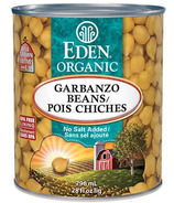 Haricots garbanzo biologiques d'Eden Foods