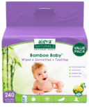 Aleva Naturals Bamboo Baby Wipes Value Pack
