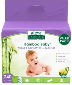 Aleva Naturals Bamboo Baby Wipes Value Pack