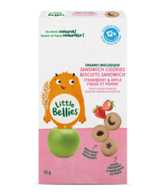 Little Bellies Strawberry & Apple Sandwich Cookies