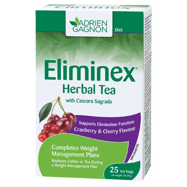 Adrien Gagnon Eliminex Herbal Tea Cherry and Cranberry Flavour Adrien Gagnon Eliminex Herbal Tea Cherry and Cranberry Flavour