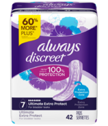 Always Discreet Ultimate Extra Protection Long Pad 7 Drop