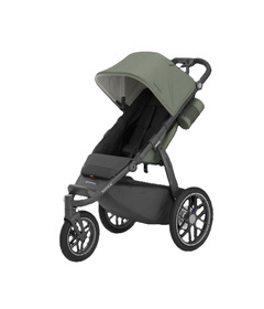 UPPAbaby Ridge V2 Stroller Evelyn Meadow Green Carbon Frame