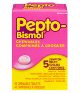 Pepto-Bismol 5 Comprimés à croquer pour soulager les symptômes