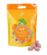 SugarSin Vegan Peach Sangria Gummies (gommes à la pêche et à la sangria)